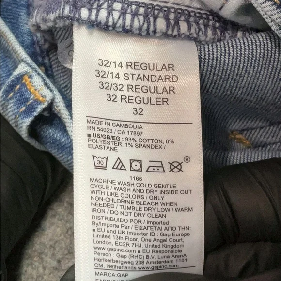 Women's Blue Wide-Leg Jeans - Picture 7 of 7